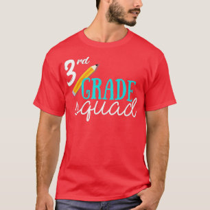 Team 3rd Third Grade  Teacher Back To School Gift  T-Shirt