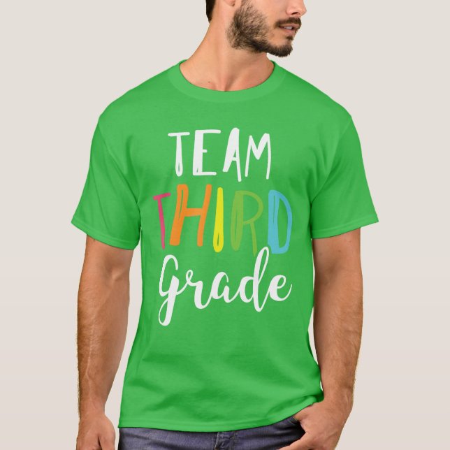 Team 3rd Third Grade Teacher Back To School Top (Front)