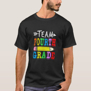 Team 4th Grade Back To School 2021 2022 For Boy Gi T-Shirt