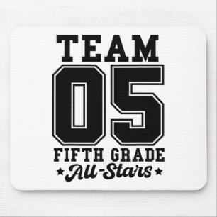 Team 5th Grade All-stars Back To School Sports Jer Mouse Pad