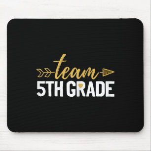 Team 5th Grade Hello Fifth Grade Crew Squad Teache Mouse Pad