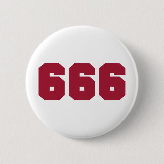 Team 666 6 cm round badge
