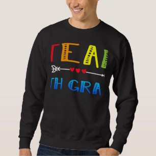 team 7th grade heart back to school teacher cute a sweatshirt