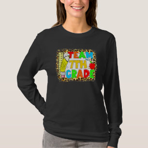 Team 7th Grade Teacher Student Second Grade Back T T-Shirt