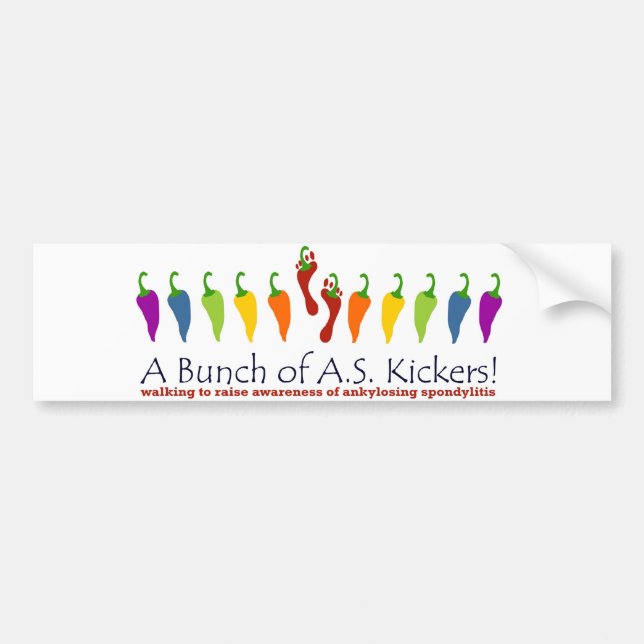 Team A Bunch of A.S. Kickers! Bumper Sticker (Front)