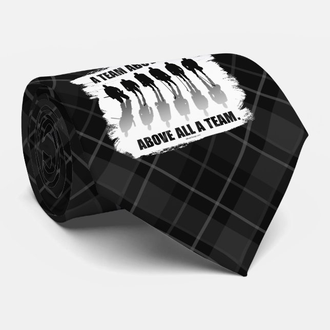 Team Above All (Hockey) Tie (Rolled)