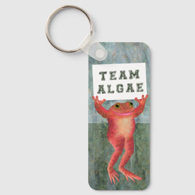 Team Algae frog Key Ring (Front)