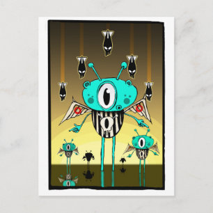 Team alien 2012 postcard