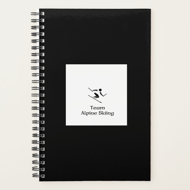 Team Alpine Skiing Planner (Front)