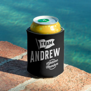 Team Andrew Lifetime Member Can Cooler