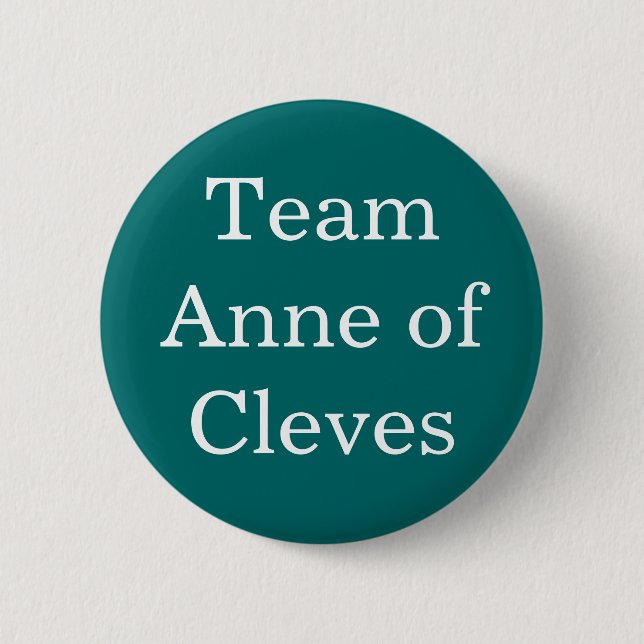 Team Anne of Cleves 6 Cm Round Badge (Front)