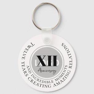 Team Anniversary Logo Keepsake Keychain