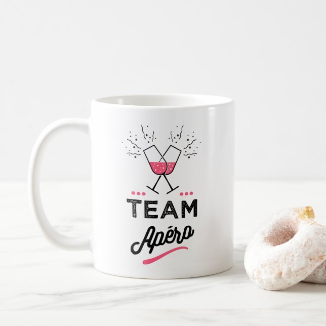 Team apero Female Coffee Mug (With Donut)