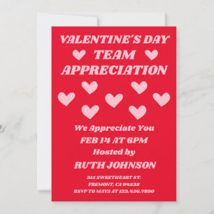 Team Appreciation Valentine Invitation