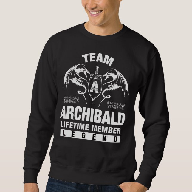 Team Archibald Lifetime Member Sweatshirt (Front)