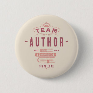 Team Author Customized 6 Cm Round Badge
