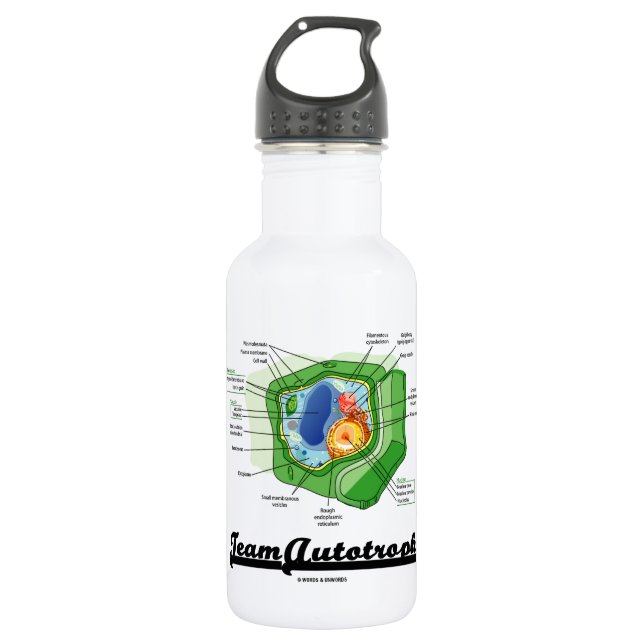 Team Autotroph (Plant Cell Biology) 532 Ml Water Bottle (Front)