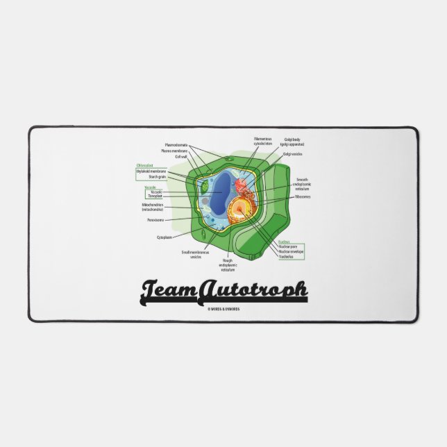 Team Autotroph Plant Cell Biology Desk Mat (Front)