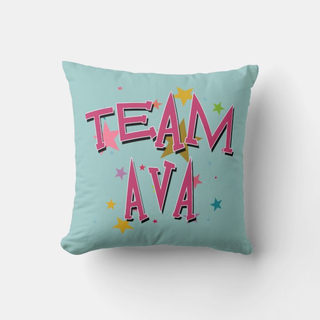 TEAM AVA Customisable Cushion (Front)