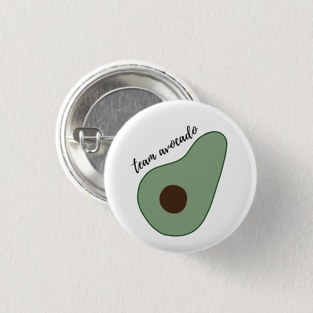 Team Avocado - Small Badge (Front & Back)