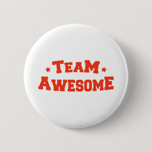 Team Awesome 6 Cm Round Badge