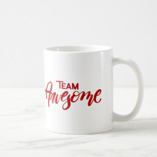 Team Awesome Mug-Red Coffee Mug