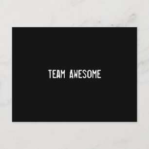 Team Awesome Postcard