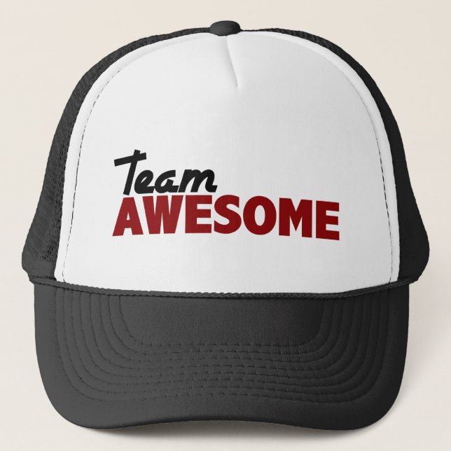 Team Awesome Trucker Hat (Front)
