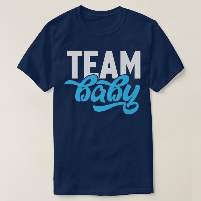 Team Baby New Baby Pregnancy Announcement  739 T-Shirt (Design Front)