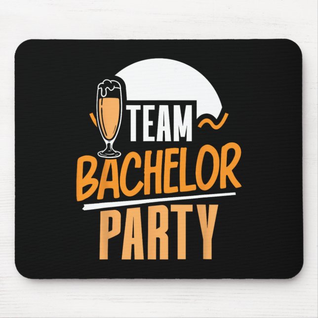 Team Bachelor Party Bride Groom 4  Mouse Pad (Front)