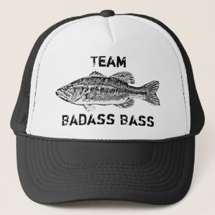 Team Badass Bass fishing Trucker Hat