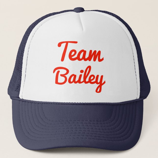 Team Bailey Trucker Hat (Front)