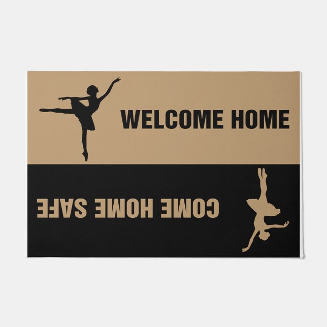 Team Ballet Gift, Welcome Entryway  Doormat (Front)