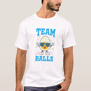 Team Balls Gender Reveal Pregnancy Announcement Ba T-Shirt
