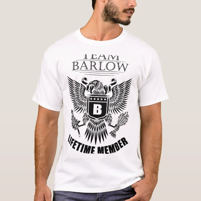 Team Barlow Lifetime member T-Shirt (Front)