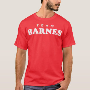 Team Barnes Last Name Wedding Surname Bride and Gr T-Shirt