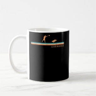 Team Bean Bag Player Champ Retro Vintage Cornhole Coffee Mug