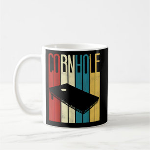 Team Bean Bag Player Champ Retro Vintage Cornhole Coffee Mug
