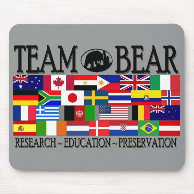 Team Bear World Mouse Pad (Front)