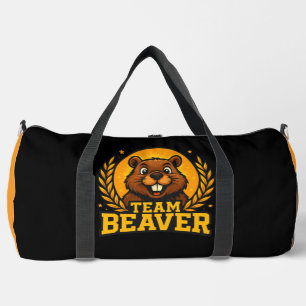 Team Beaver Motto Duffle Bag