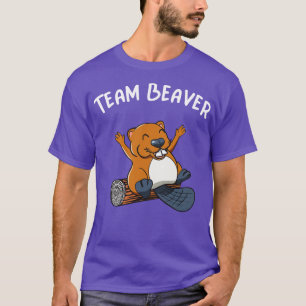 Team Beaver Rodent Animal Funny Beaver T-Shirt
