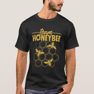 Team Bee Fun Beekeeper Beekeeping Apiary Honey Gra T-Shirt