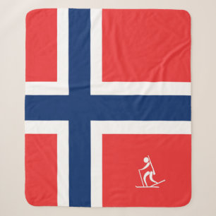 Team Biathalon Norway Sherpa Blanket