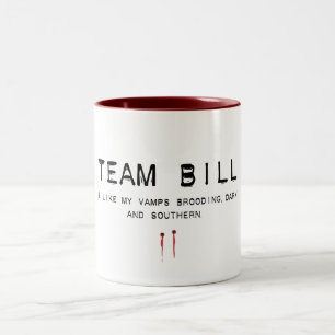 team bill Two-Tone coffee mug