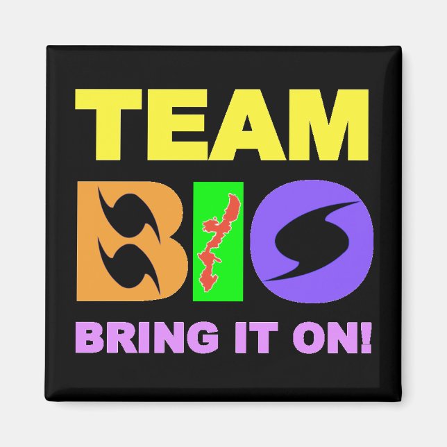 Team BIO Fridge Magnet (Front)