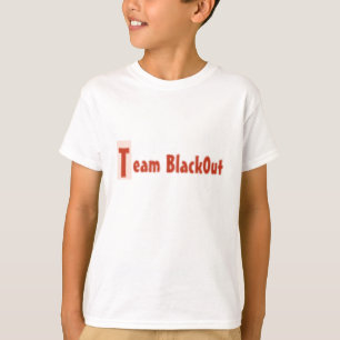 team black0ut logo 2 T-Shirt