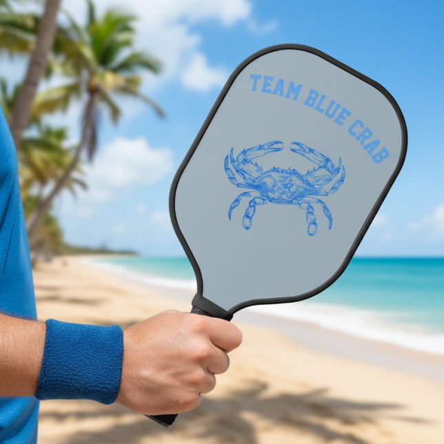 team  blue crab pickleball paddle (Creator Uploaded)