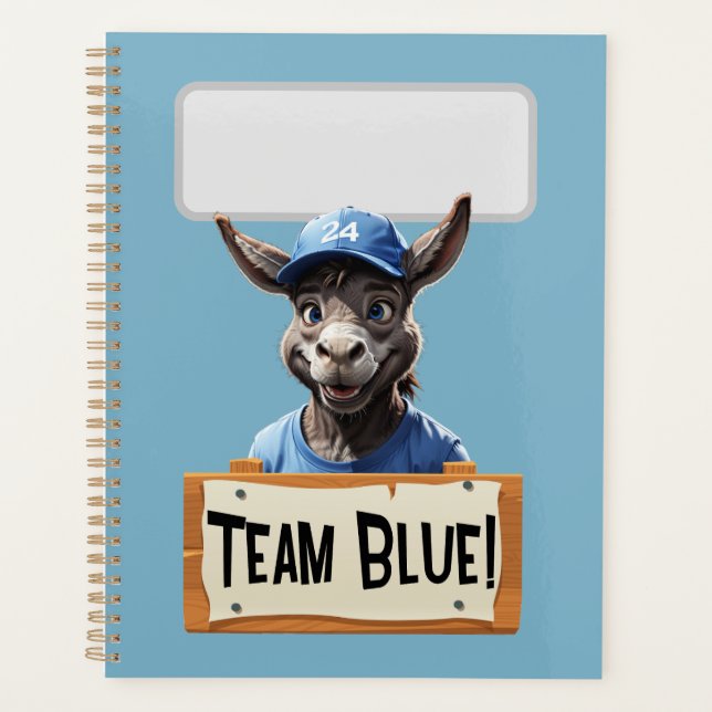 Team Blue - Vote Democrat Planner (Front)
