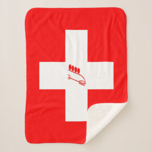 Team Bobsled Switzerland Sherpa Blanket