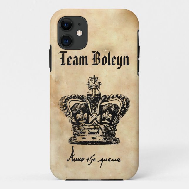 Team Boleyn - Anne's Crown & Signature Case-Mate iPhone Case (Back)